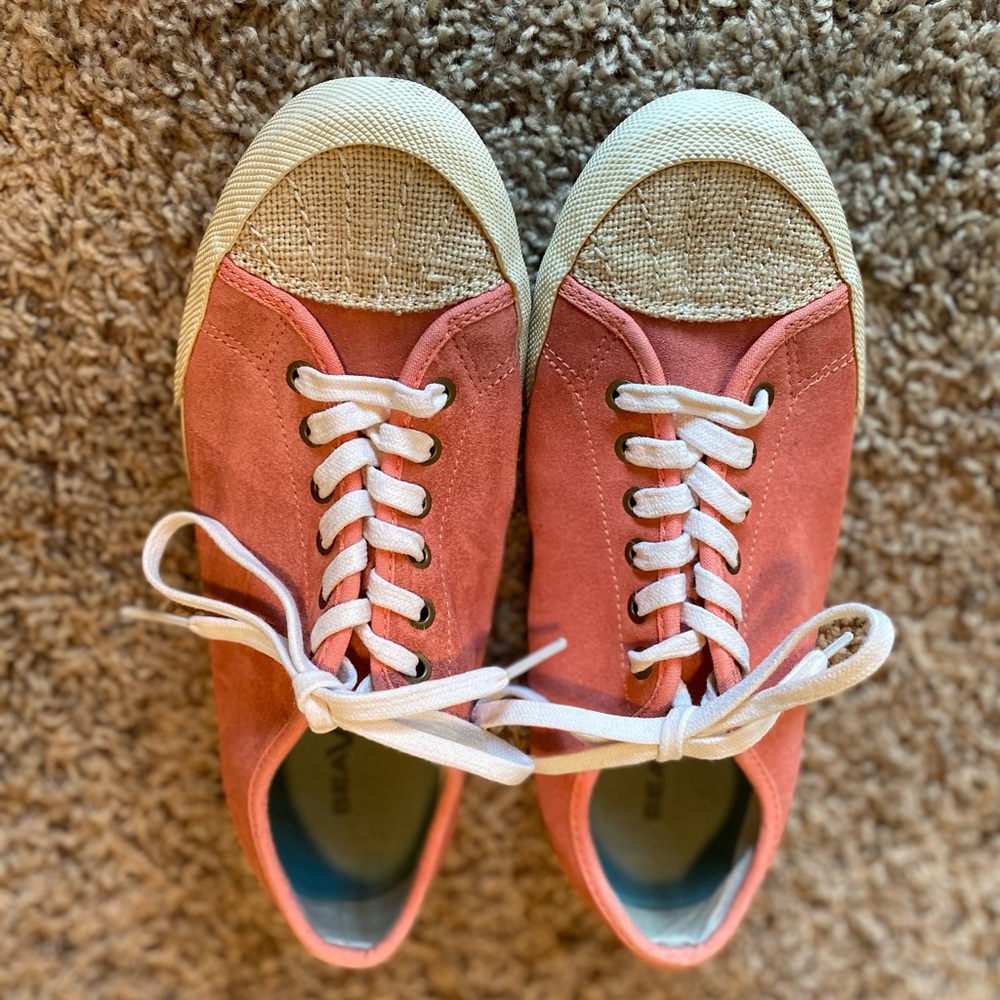 Seavees Coral Canvas Sneakers